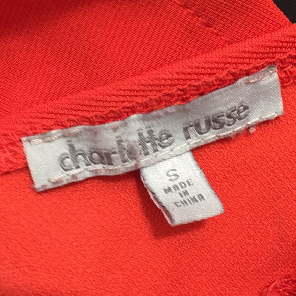 🌹Charlotte Russ Lattice Back Peplum Top - Picture 8 of 8